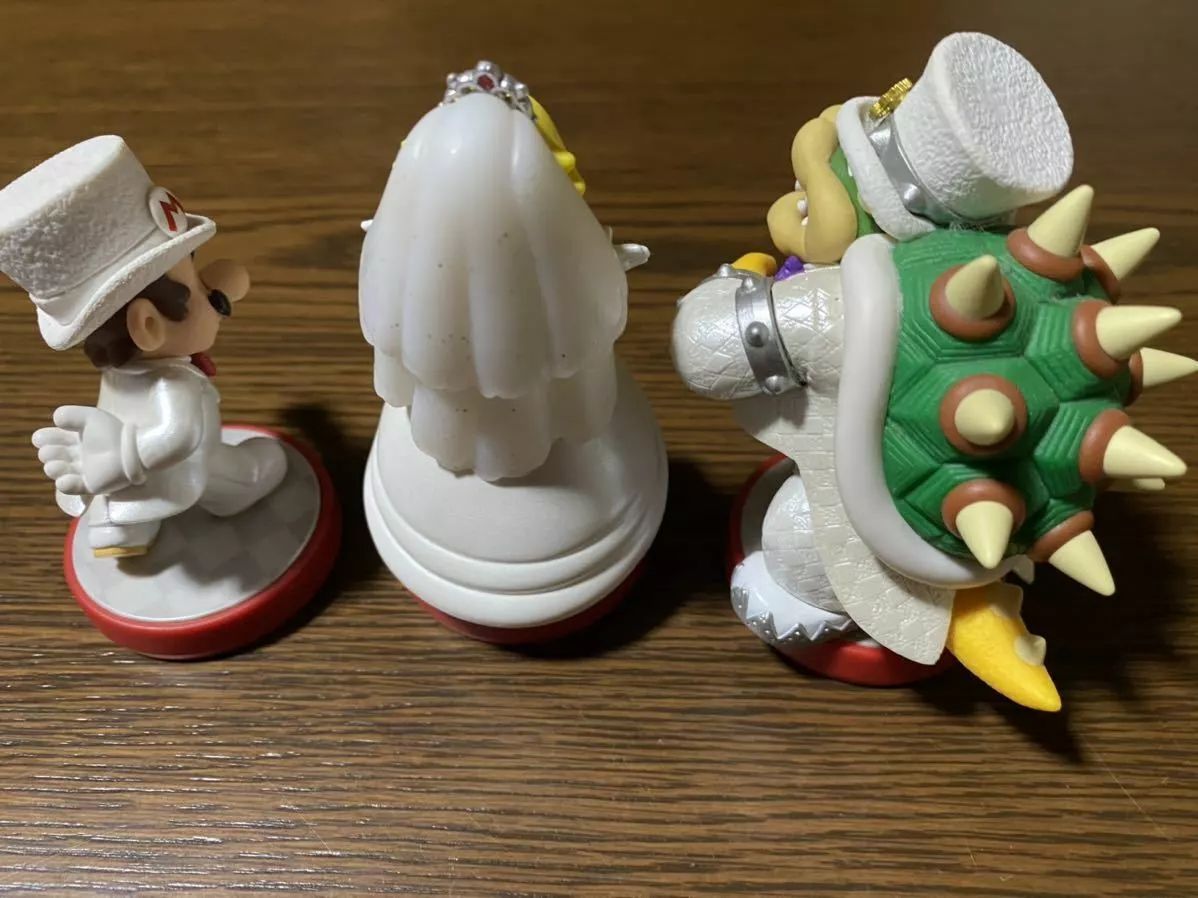 Nintendo amiibo Super Mario Odyssey Triple Wedding Set MARIO / PEACH /  BOWSER