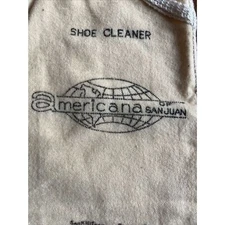 Vintage Americana San Juan Hotel Advertising Shoeshine Cloth