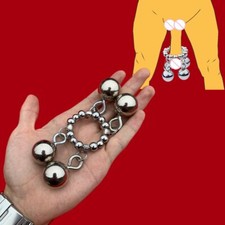 Metal Penis Ring Wieght Penis Cock Ring Stainless Steel Scrotum Pendant Balls