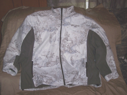 Mens 3X Snow Camo Jacket Liner Insulated Jacket Hunting Coat Snow Camouflage - 第 1/6 張圖片