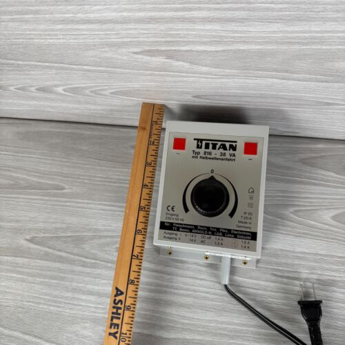 Vtg Titan Type 816 Transformator Speed Controller Train Transformer US PLUG LN - Picture 10 of 18
