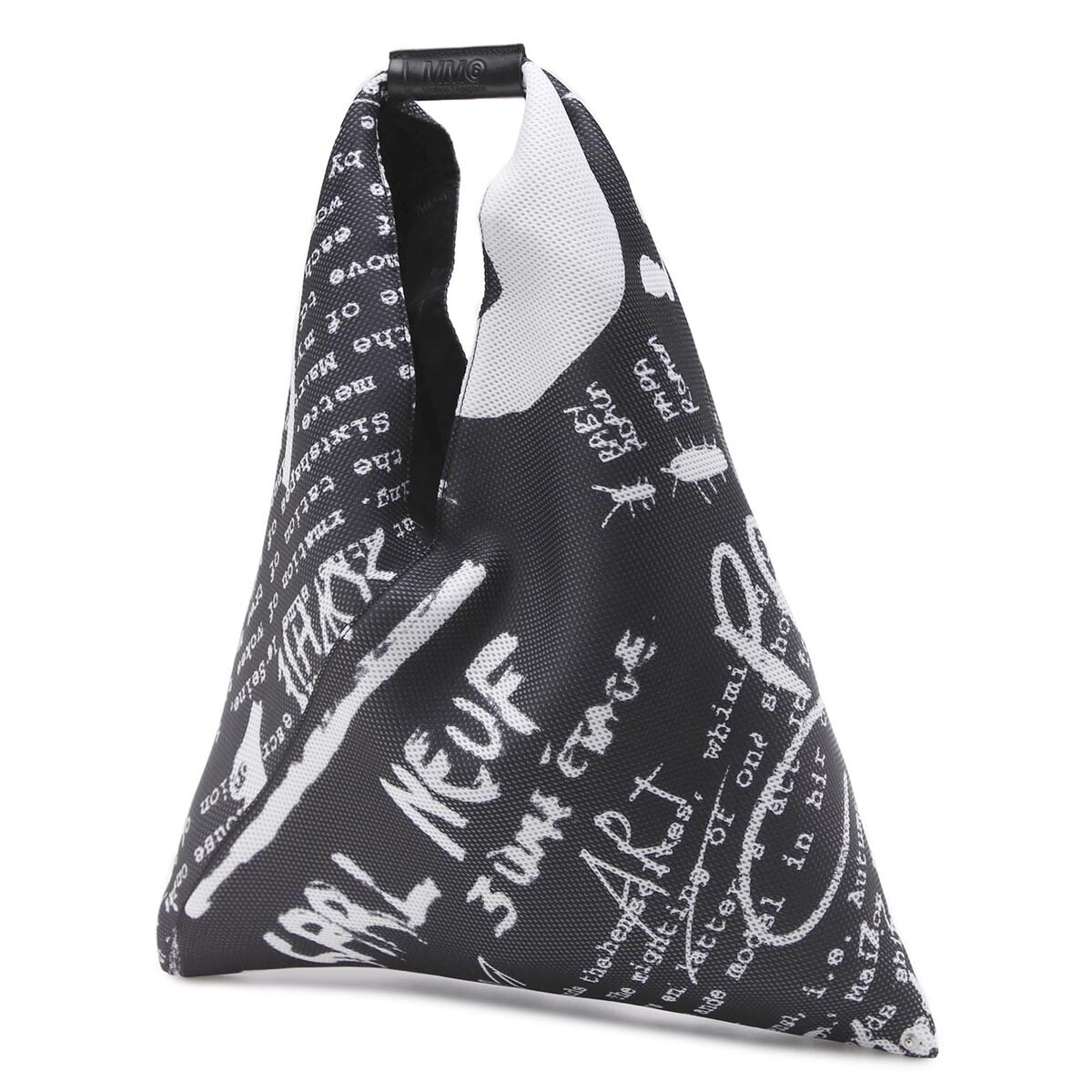 MM6 Maison Margiela Triangle Tote Bag Japanese Black Preowned F/S