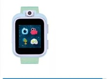Itech Jr Kids Touch Screen Smartwatch Purple Bezel Glitter Blue Pink Band