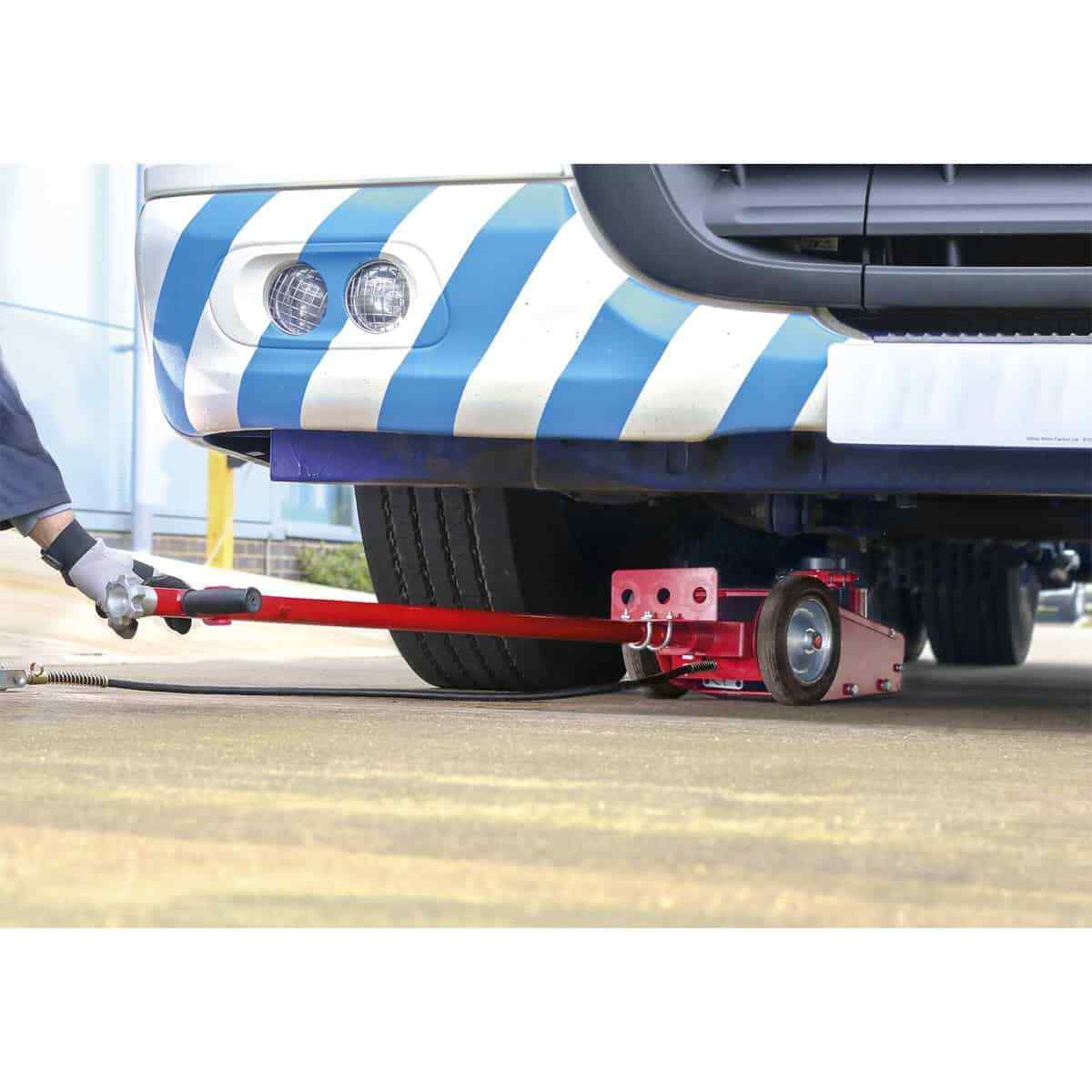Sealey Air Operated Trolley Jack 20tonne -Single Stage Garage Workshop DIY