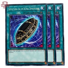 Yu-Gi-Oh! set x3 carte ita 1ed rara maze-it057 sepoltura da un altra dimensione