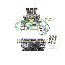 S3l2 Engine Kit Cylinder Head Valve Train Kit Fit Mitsubishi Tractor Generator