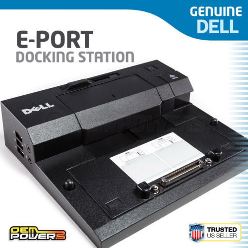 Dell Latitude E Port Docking Station PR03X E6330 E6400 E6410 E6420 E6430 E5400 - Picture 1 of 10