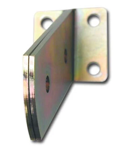 Staffe per travi in legno Coppia Supporti per pensiline inclinate 25° SX+DX 2 pz - Immagine 2 di 4