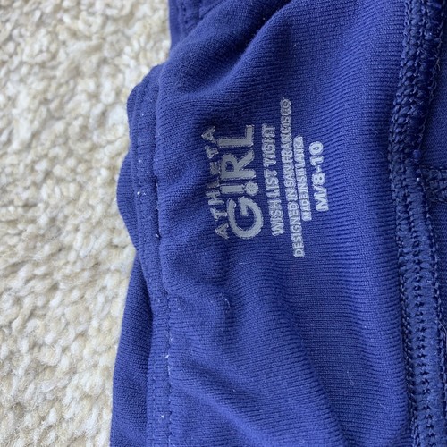 Athleta Girl Wish List Tight Medium Navy Blue Activewear 23" Inseam O100 - Picture 4 of 8