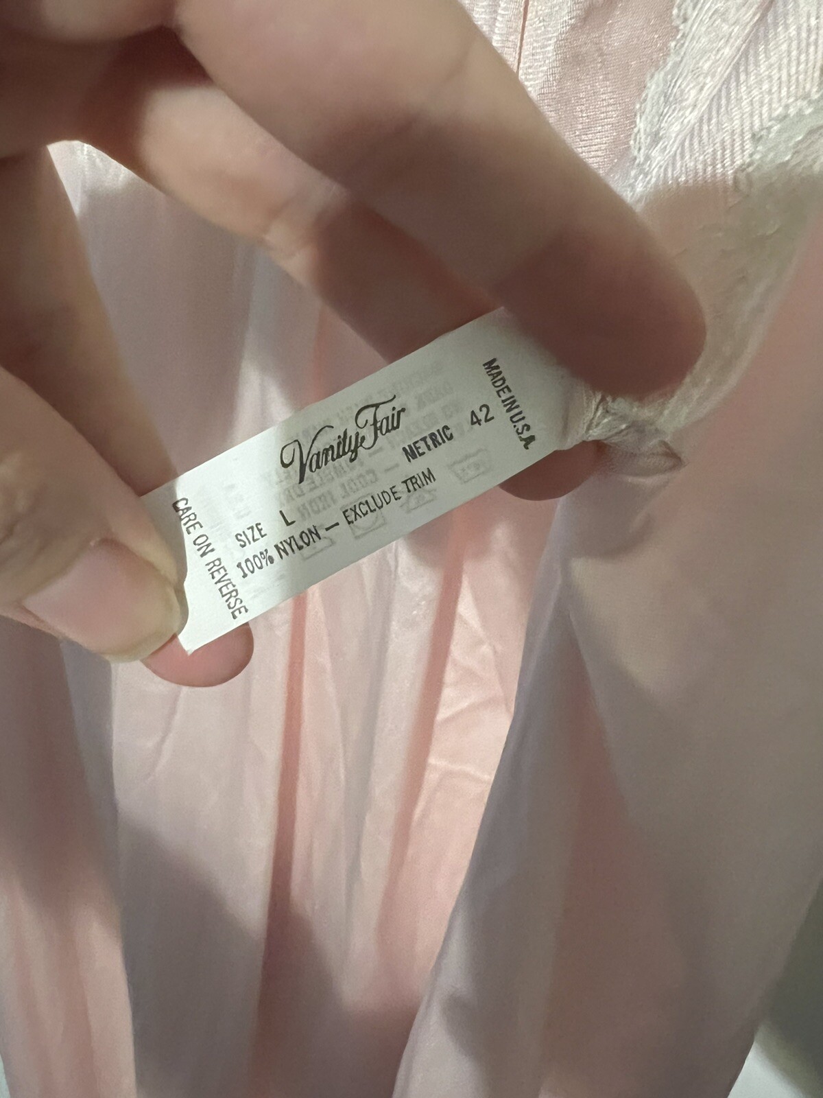 Vanity Fair Gown! Light Pink Color, Size L … Gem