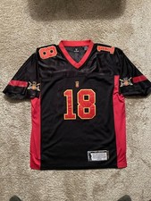 US Army Airborne Reenlistment Embroidered Football Jersey XL MINT BEAUTY