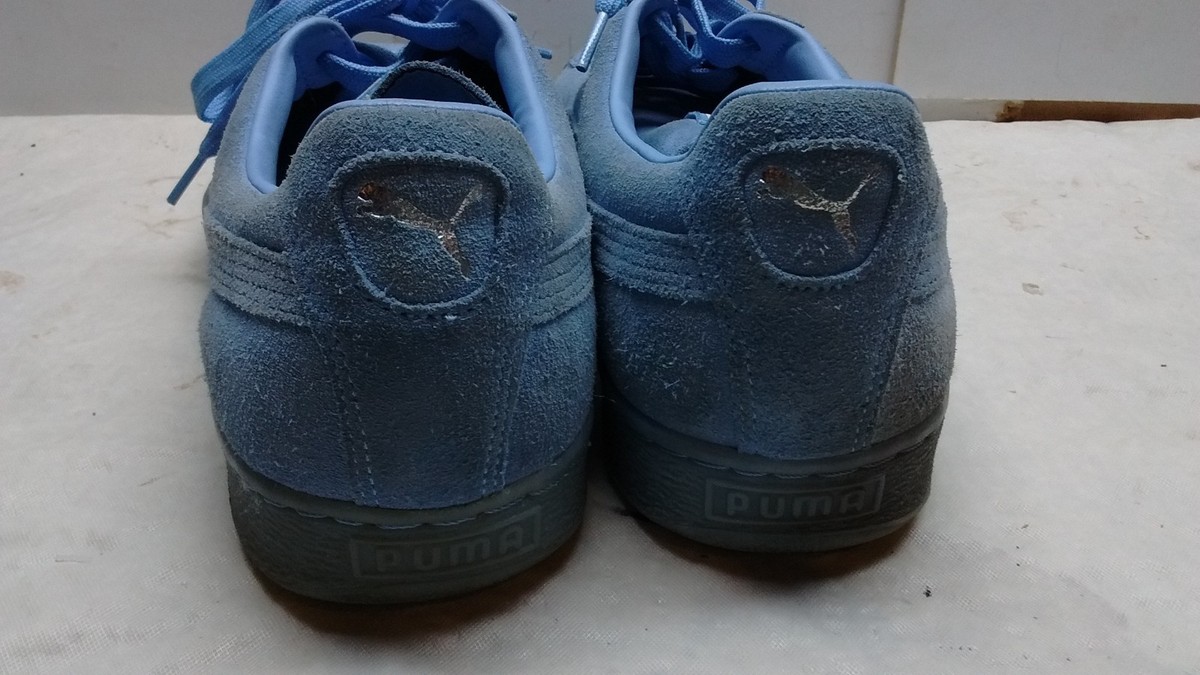 PUMA Suede Classic men’s 12 low top lace up blue & green sneakers Puma Men main image 2