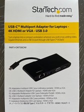StarTech USB-C Multiport Adapter - 4K HDMI or VGA - USB 3.0
