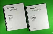 Owners Manual for Panasonic DC-S1R Camera 520 Pages W/Clear Covers 