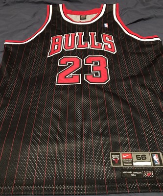 bulls black pinstripe