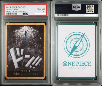 PSA 10 DON !! Card KAIDO Gold Frame ONE PIECE Card The Best PSA 10 DON !! Card KAIDO Gold Frame ONE PIECE Card The Best