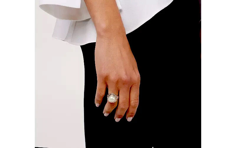Qvc clearance pearl rings