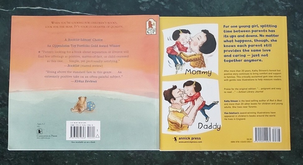 Two Homes &amp; Mom and Dad Don&rsquo;t Live Together Anymore 2 Kids Books 