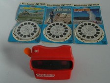 ViewMaster 3-D Viewer and Lot of 3 ViewMaster 3-D Tours