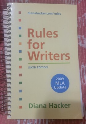 Rules for Writers - MLA Update by Diana Hacker 2009