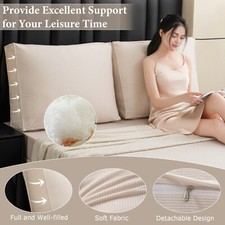 Almohada Infantil Viscoelástica 90x35x7 Cm - Hipoalergénica, Plana, Con Doble Funda, Fabricada En España, Para Niños 3+ Años