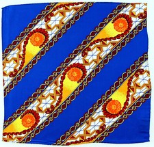 Men's Dress Pocket Square Handkerchief Rush Limbaugh Brand Silk Blue Hanky