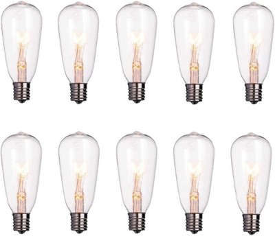 GOOTHY ST40 Edison Replacement Bulbs, 7 Watt E17 Intermediate St40 Bulbs 