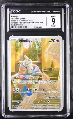 Mimikyu graded CGC 9 for sale on eBay