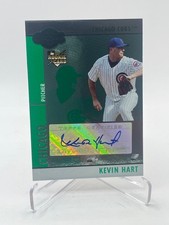 2008 TOPPS CO-SIGNERS KEVIN HART RC AUTO GREEN #D 099/200 SP CUBS