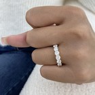 2.1ct Round Band Ring Yellow Gold 14K Labcreated Diamond F/VS — photo 8