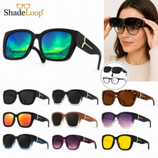 ShadeLoop Women s Fit Over Polarized Sunglasses UV400 Over Glasses Eyewear