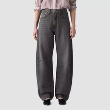 NWT Women's Levis Cinch Barrel Size 27 Black Denim Jeans