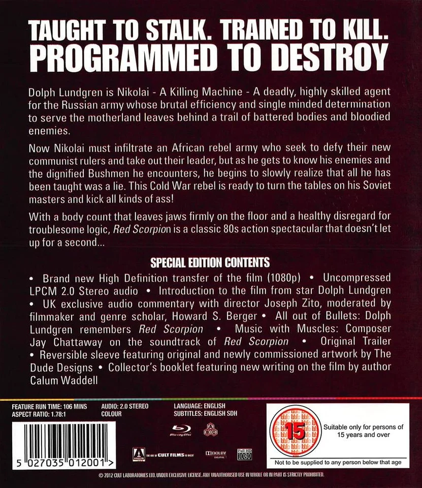 Red Scorpion Blu-Ray - Image 2 of 2