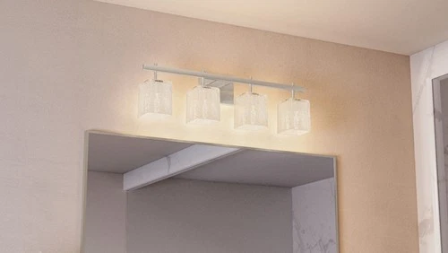 Quoizel BTH8631 Brenthouse 4 Light 32"W Vanity Light - Black - Picture 4 of 12