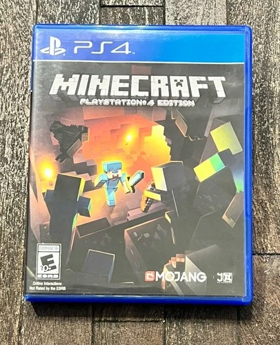 Minecraft (PlayStation 4, 2014) PS4 Edition - Case & Disc - Clean