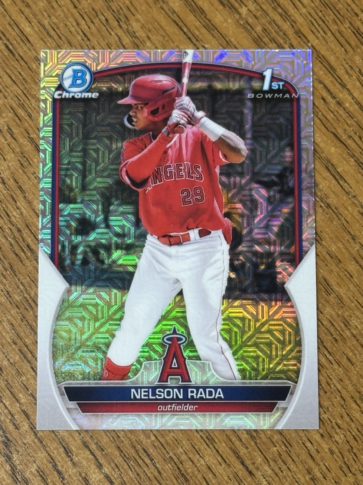 Nelson Rada 2023 Bowman Chrome Prospects Mega Box Mojo Refractor #BCP-132
