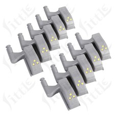 1-10Pcs Cabinet Cupboard Closet Wardrobe Door Inner Hinge LED Smart Sensor Light