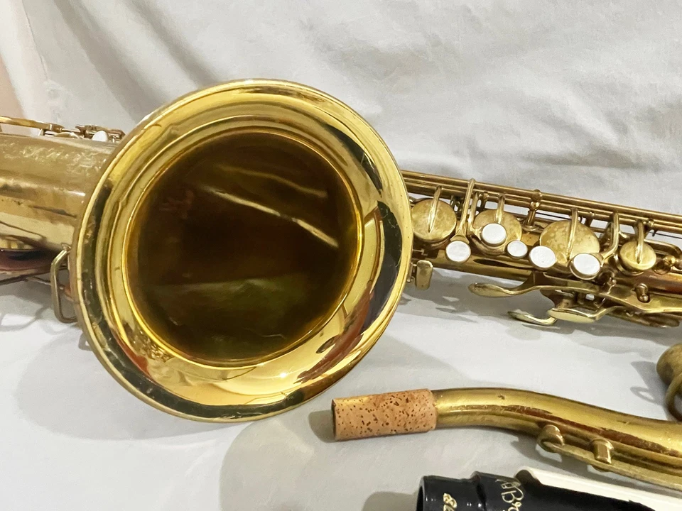 Винтажный MARTIN INDIANA ТЕНОР САКСОФОН #78556 - оригинальные ярлыки - чехол - хорошее состояние - Изображение 4 из 4