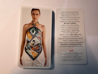 Hermes Knotting Cards Nr. 4 Geöffnet Guter Zustand mit Box