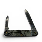 Vintage Coca-Cola Advertising Pocket Knife "MADE IN GERMANY" Dark Marbled Handle
