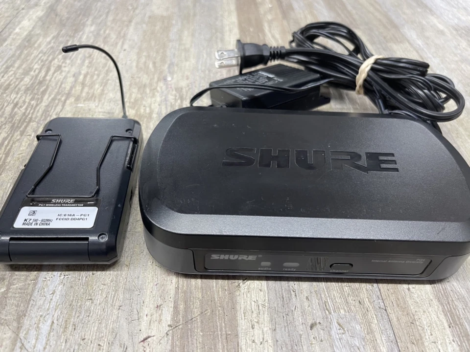 Shure PG185 Mikrofonsystem mit PG4 Reciever PG1 Taschensender - Bild 2 von 4