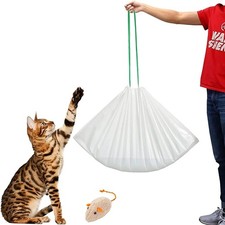 20 Count Jumbo Cat litter Box Liners, 46" x 19" Extra Large Heavy Duty Litter...
