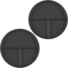 9 Inch Unbreakable Divided Plates 3 Compartment Portion Control Plates for