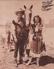 ROY ROGERS - AUTOGRAPHED SIGNED PHOTOGRAPH