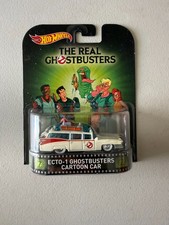 Hot Wheels Retro Entertainment ECTO-1 Ghostbusters Cartoon Car BE4