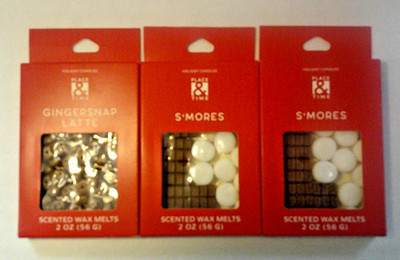 Place & Time S'mores, Gingersnap Latte scented wax melts