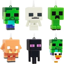 Hallmark Minecraft Series 1 Mystery Christmas Ornaments, Shatterproof, Set... 