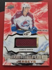 2021-22 Upper Deck Ice Ice Premiers Jerseys Sampo Ranta RC Jersey #IPA-SR