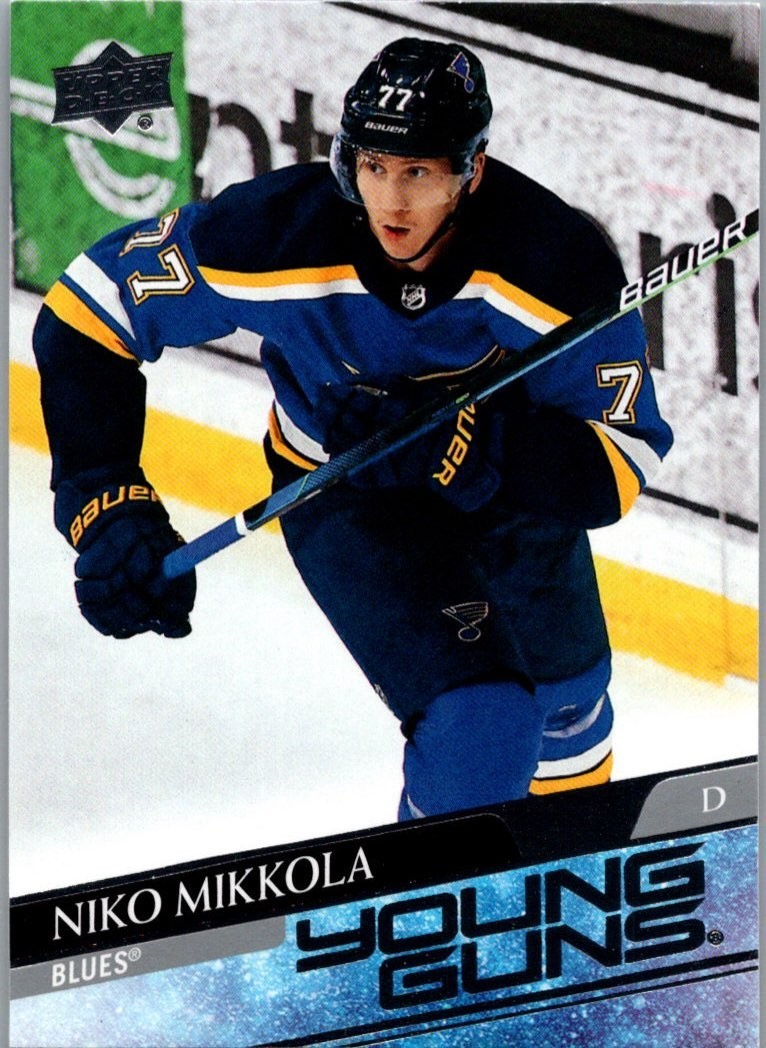 2020-21 Upper Deck - Young Guns Niko Mikkola #470 (RC)