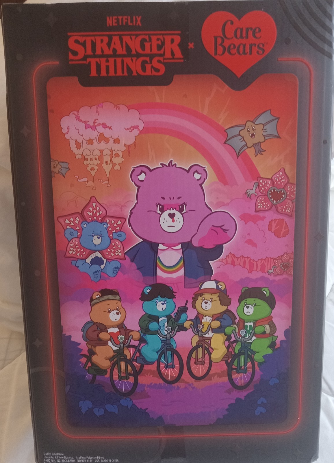 Netflix Care Bears x Stranger Things Grumpy Bear as DEMOGORGON 12" PLUSH NEW+BOX